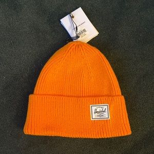 NWT Herschel knitted toque bright orange